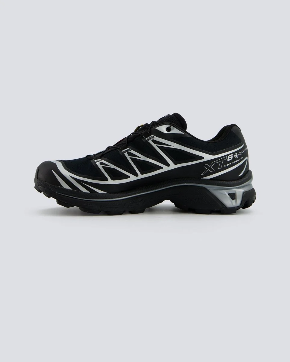 Salomon XT-6 Gore Tex Negro Y Plateado Mujer - Image 5