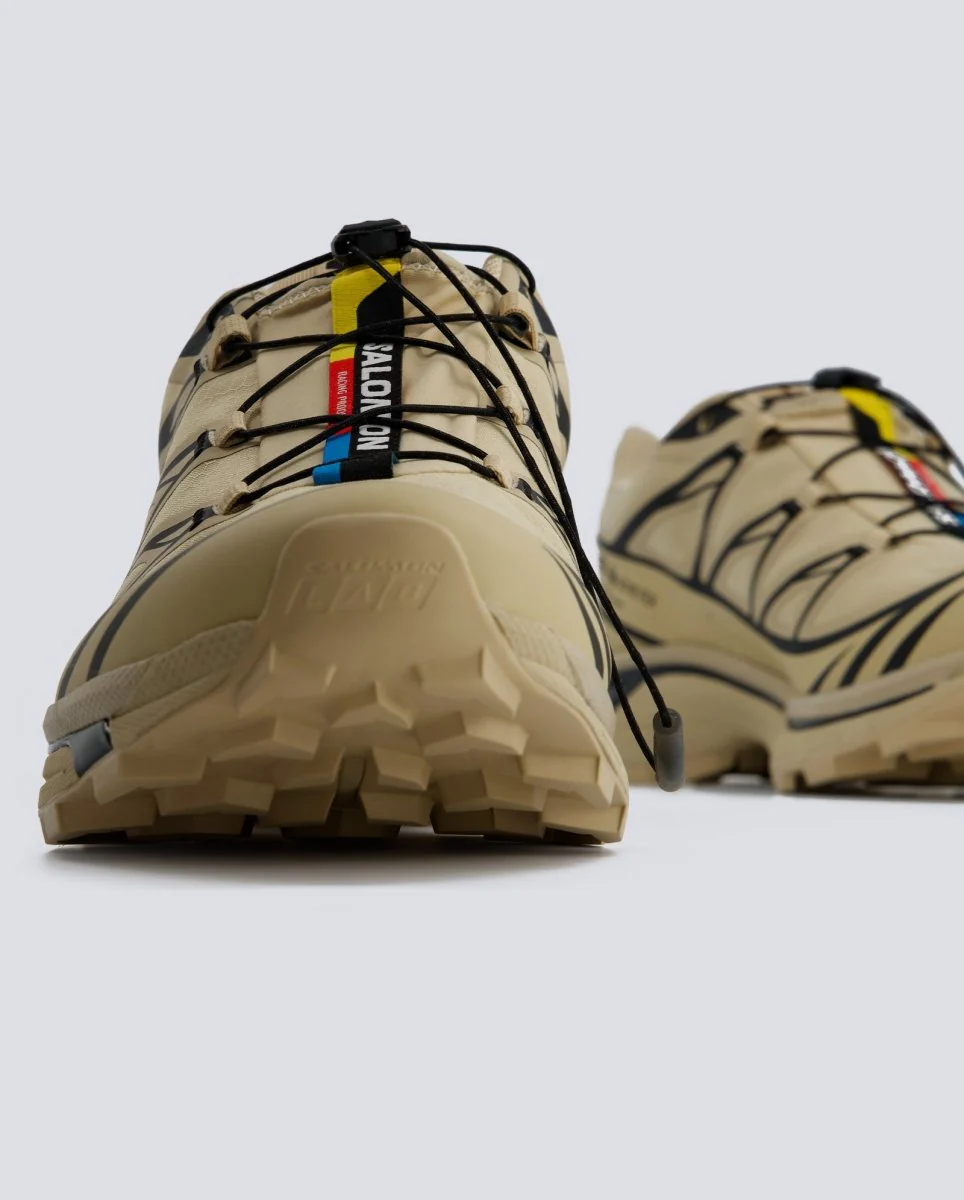Salomon XT-6 GTX Beige Negro Mujer - Image 3