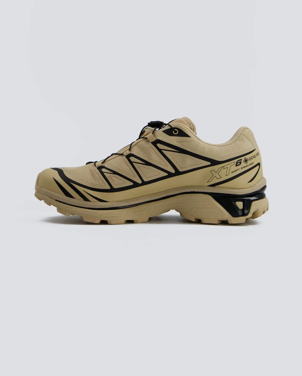 Salomon XT-6 GTX Beige Negro Mujer - Image 4