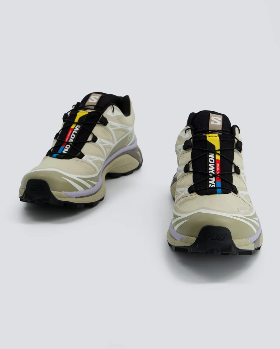 Salomon XT-6 GTX Verde Y Lila Mujer - Image 3