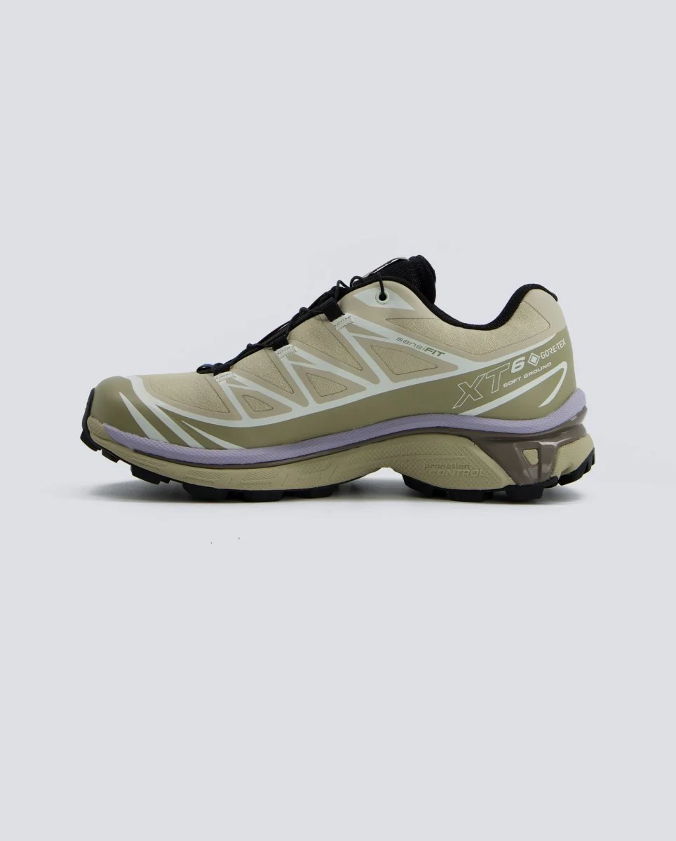 Salomon XT-6 GTX Verde Y Lila Mujer - Image 4