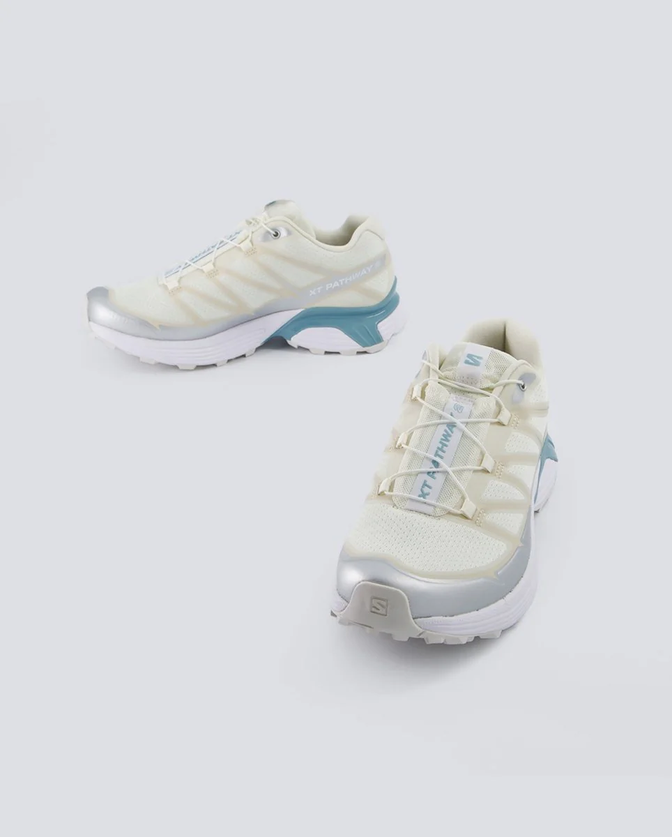 Salomon XT-Pathway 2 Beige Y Verde Mujer - Image 5