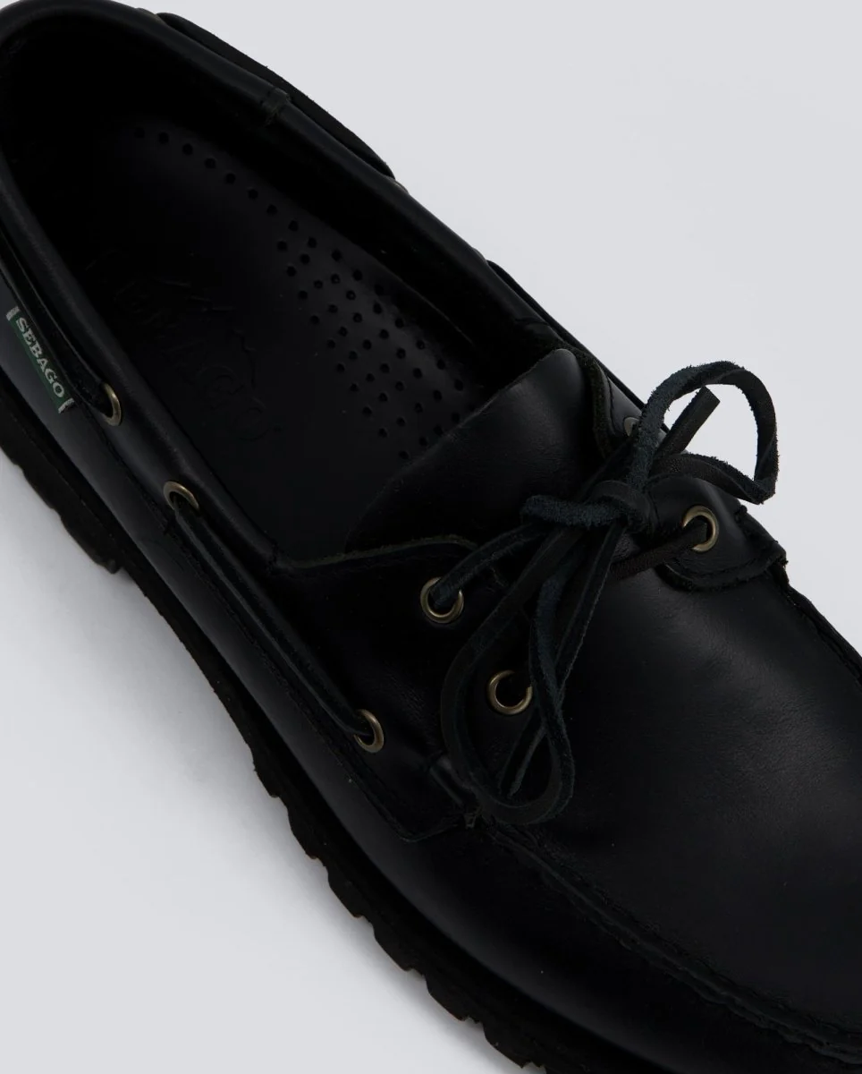 Sebago Ranger Waxy Loafers Negro Hombre - Image 3