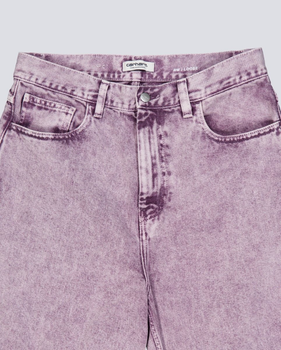 Pantalón Corto Carhartt WIP Brandon Morado Unisex - Image 3