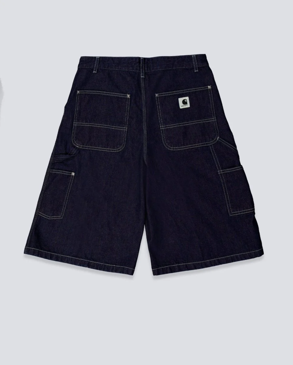 Pantalón Corto Carhartt WIP Nixon Single Knee Azul Unisex - Image 3