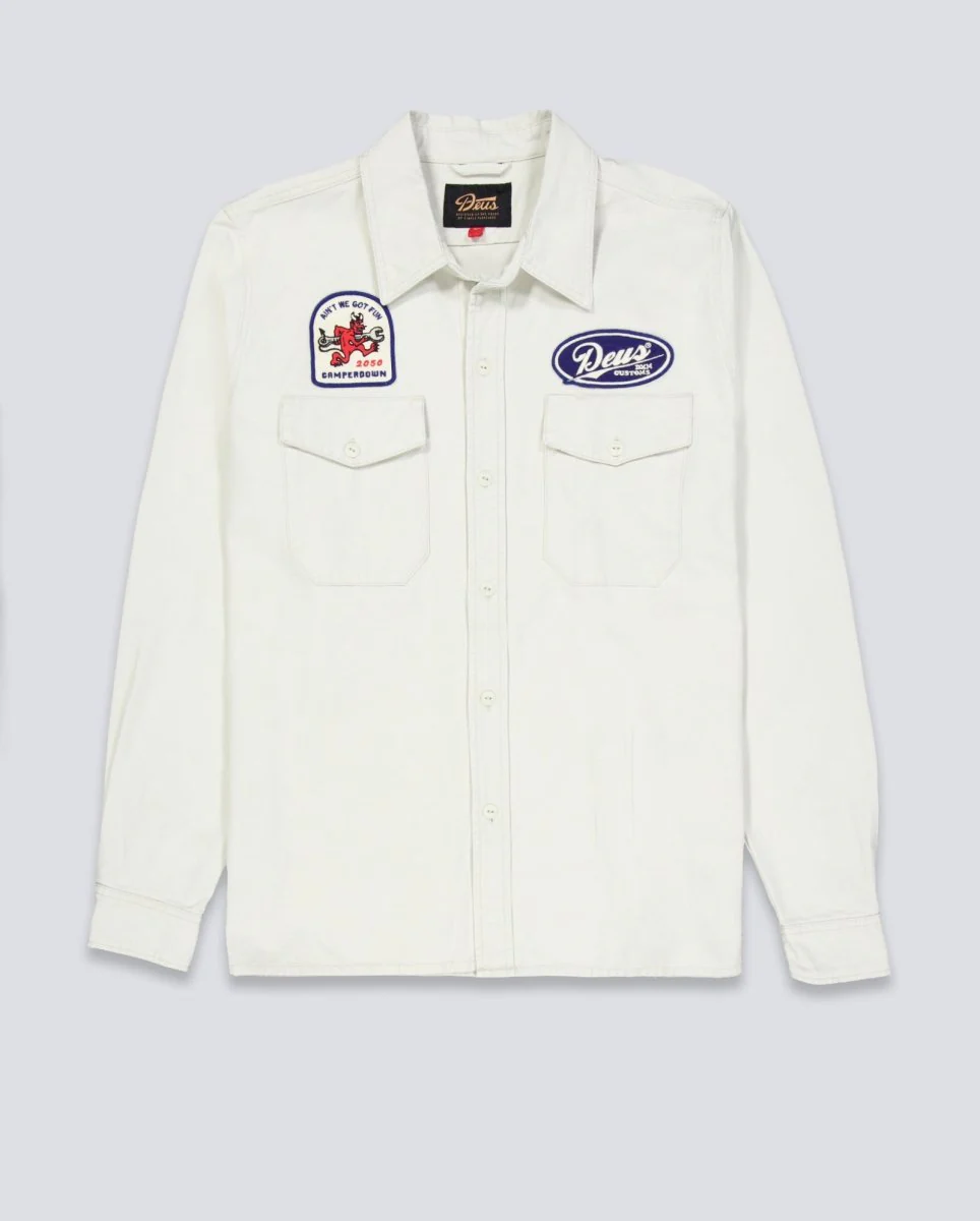 Sobre Camisa Deus Nomad Shirt Beige Unisex