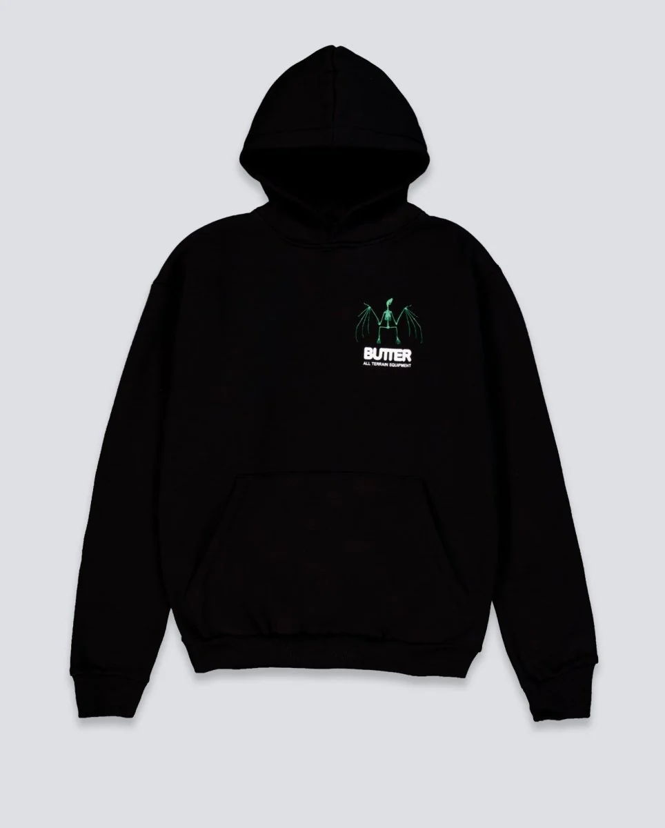 Sudadera Butter Goods Nocturnal Negro Unisex