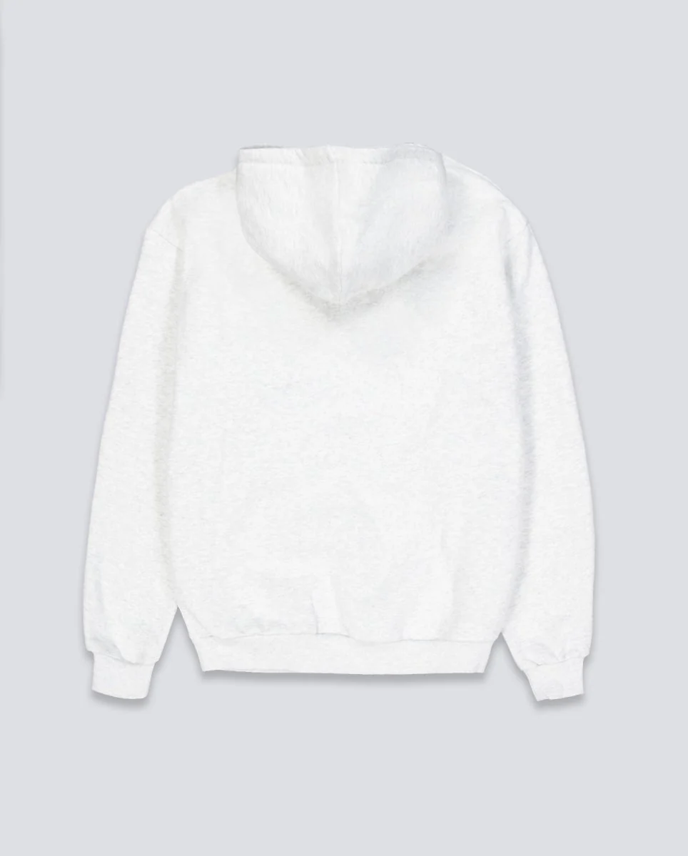 Sudadera Butter Goods Plaid Aplique Logo Gris Unisex - Image 3