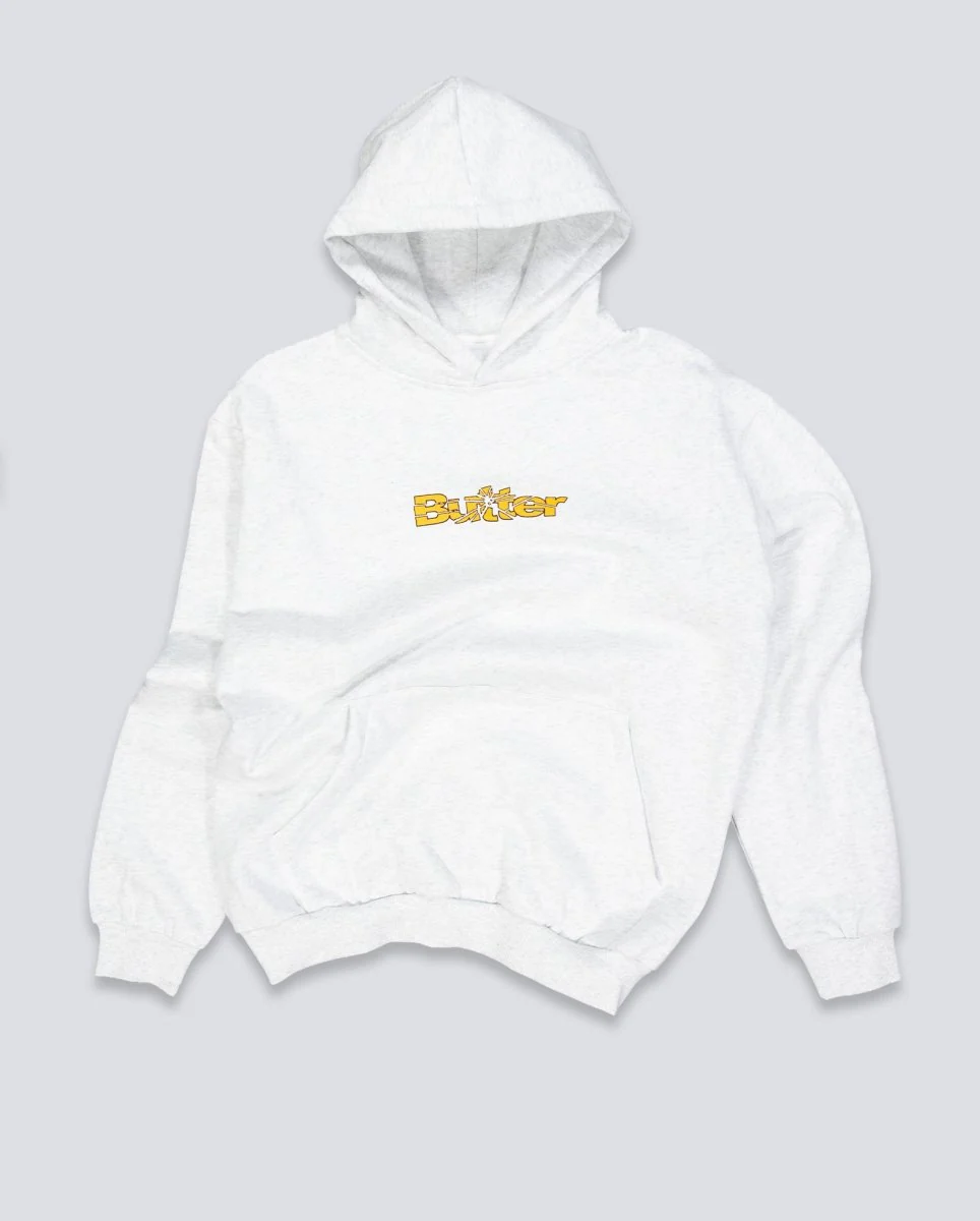 Sudadera Butter Goods Smashed Logo Gris Unisex - Image 2
