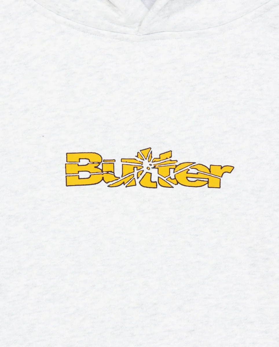 Sudadera Butter Goods Smashed Logo Gris Unisex - Image 3