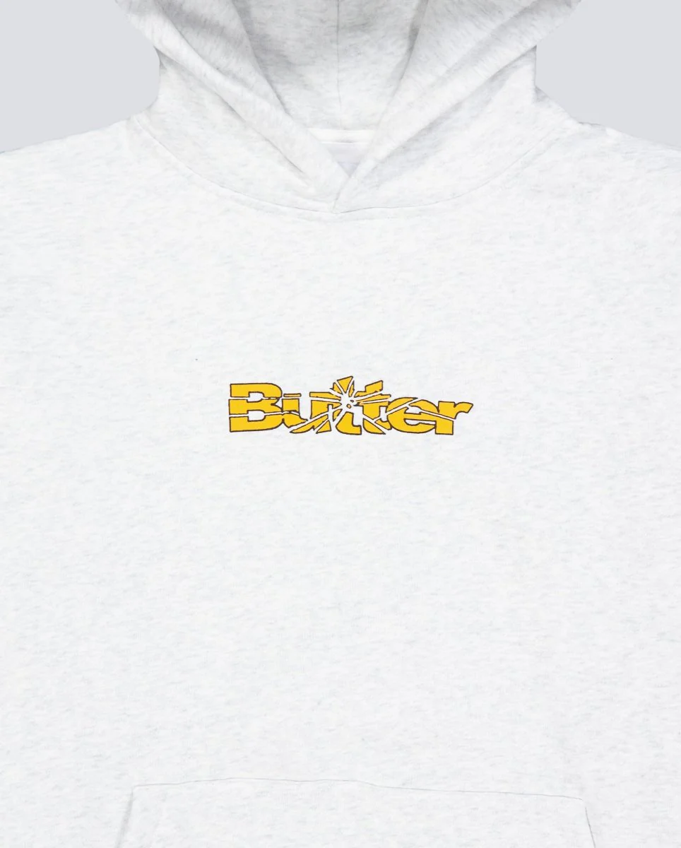 Sudadera Butter Goods Smashed Logo Gris Unisex - Image 5