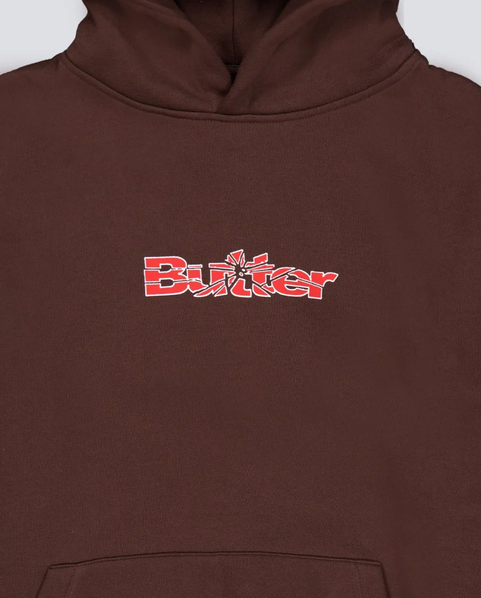 Sudadera Butter Goods Smashed Logo Marrón Unisex - Image 4