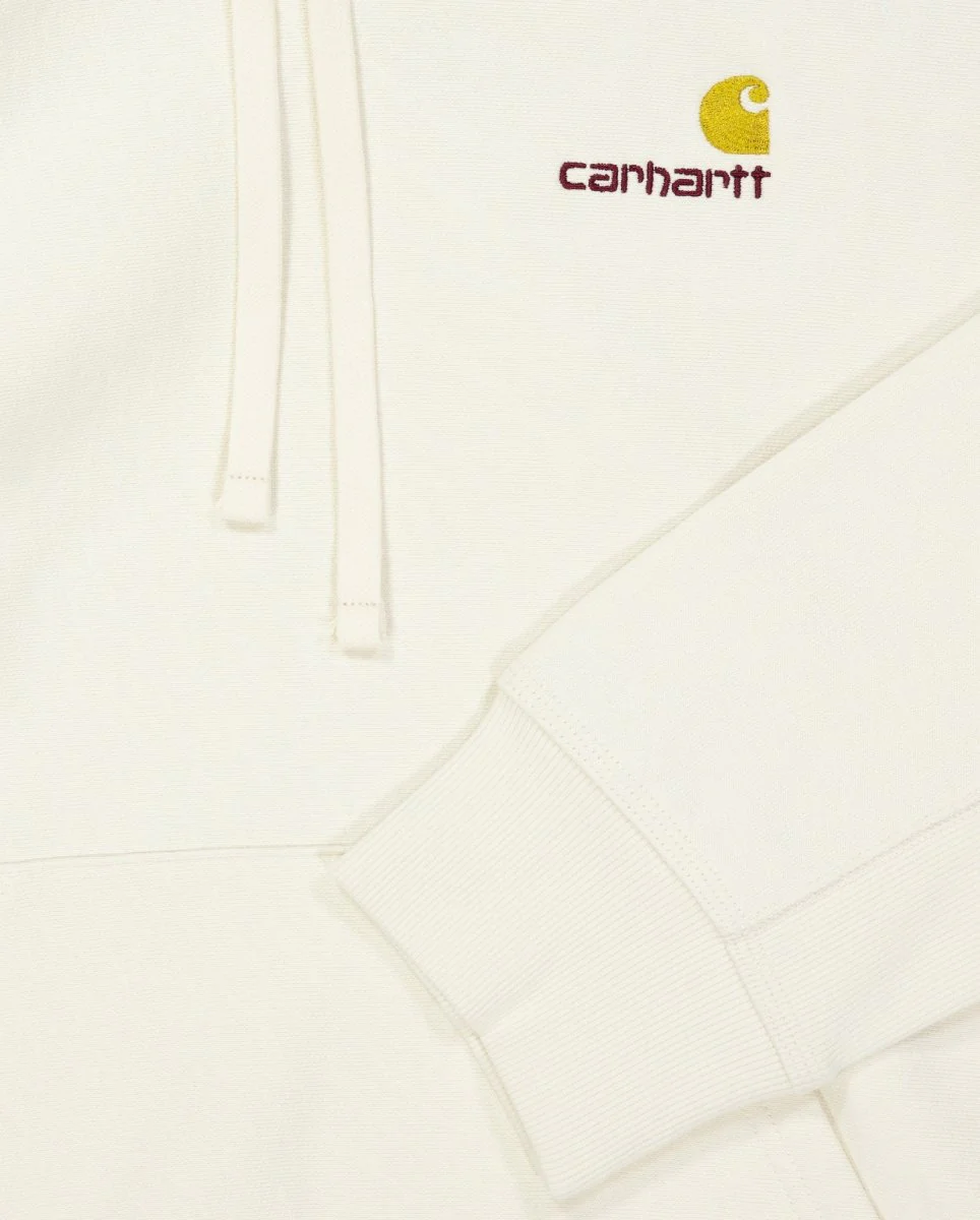 Sudadera Carhartt WIP American Script Hoodie Beige Unisex - Image 4