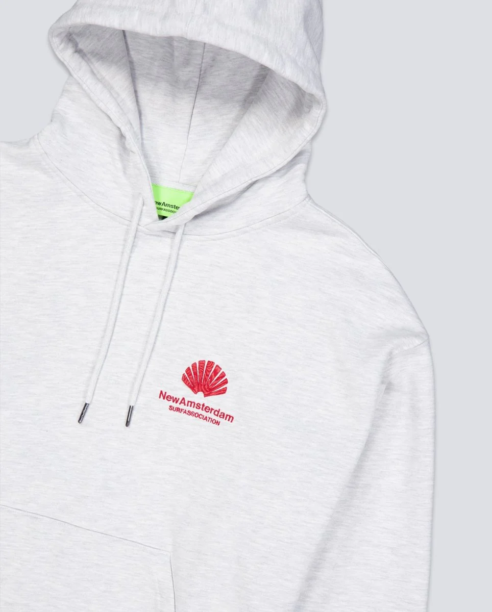 Sudadera New Amsterdam Surf Association Logo Gris Unisex - Image 5