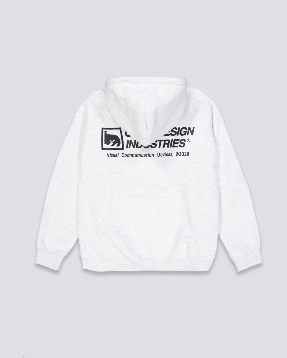 Sudadera con Capucha Obey Design Industries Gris Unisex - Image 4