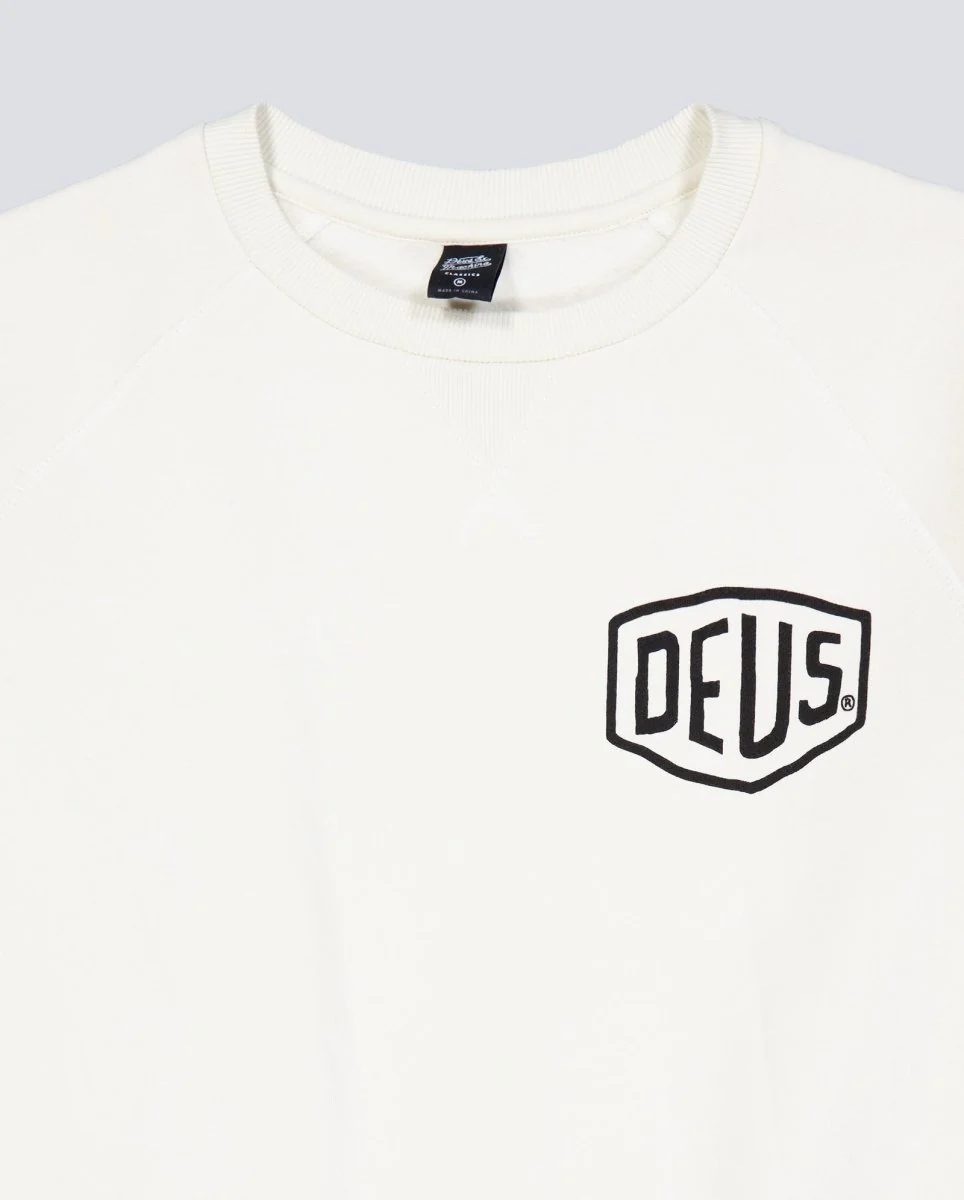 Sudadera Deus Biarritz Address Blanco Unisex - Image 5