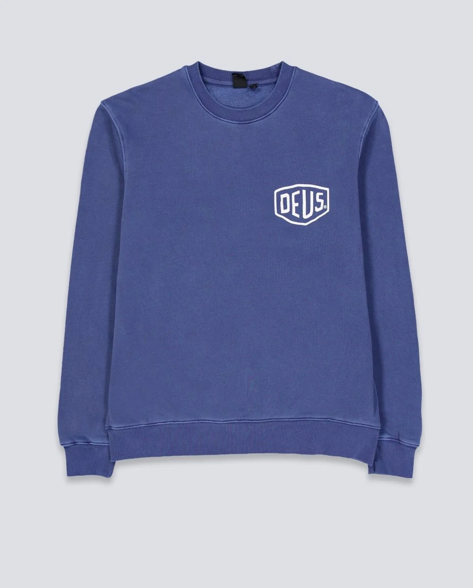 Sudadera Deus Shield Azul Unisex
