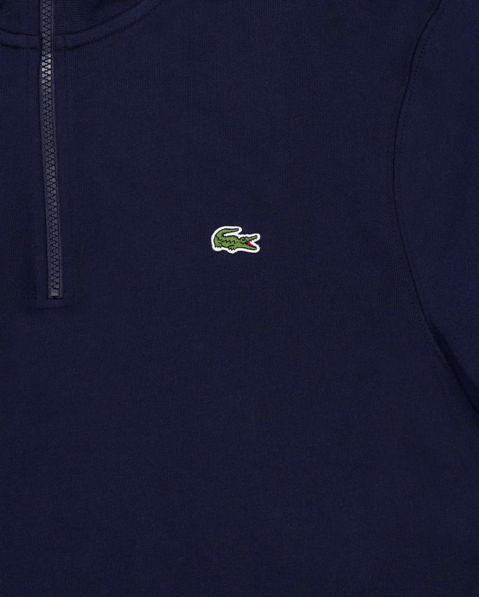 Sudadera Lacoste Cuello Con Cremallera Azul Marino Hombre - Image 2