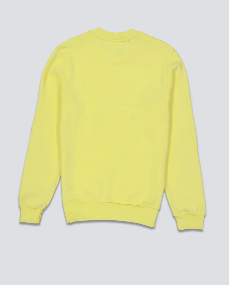Sudadera Lacoste de Felpa Amarillo Unisex - Image 3