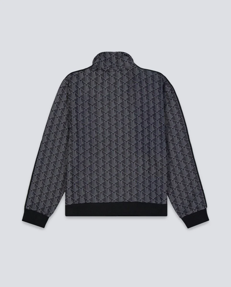 Sudadera Lacoste Paris Monogram Negro Hombre - Image 3