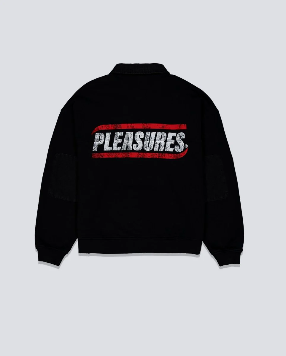 Sudadera Pleasures Gentle Polo Negro Unisex - Image 2