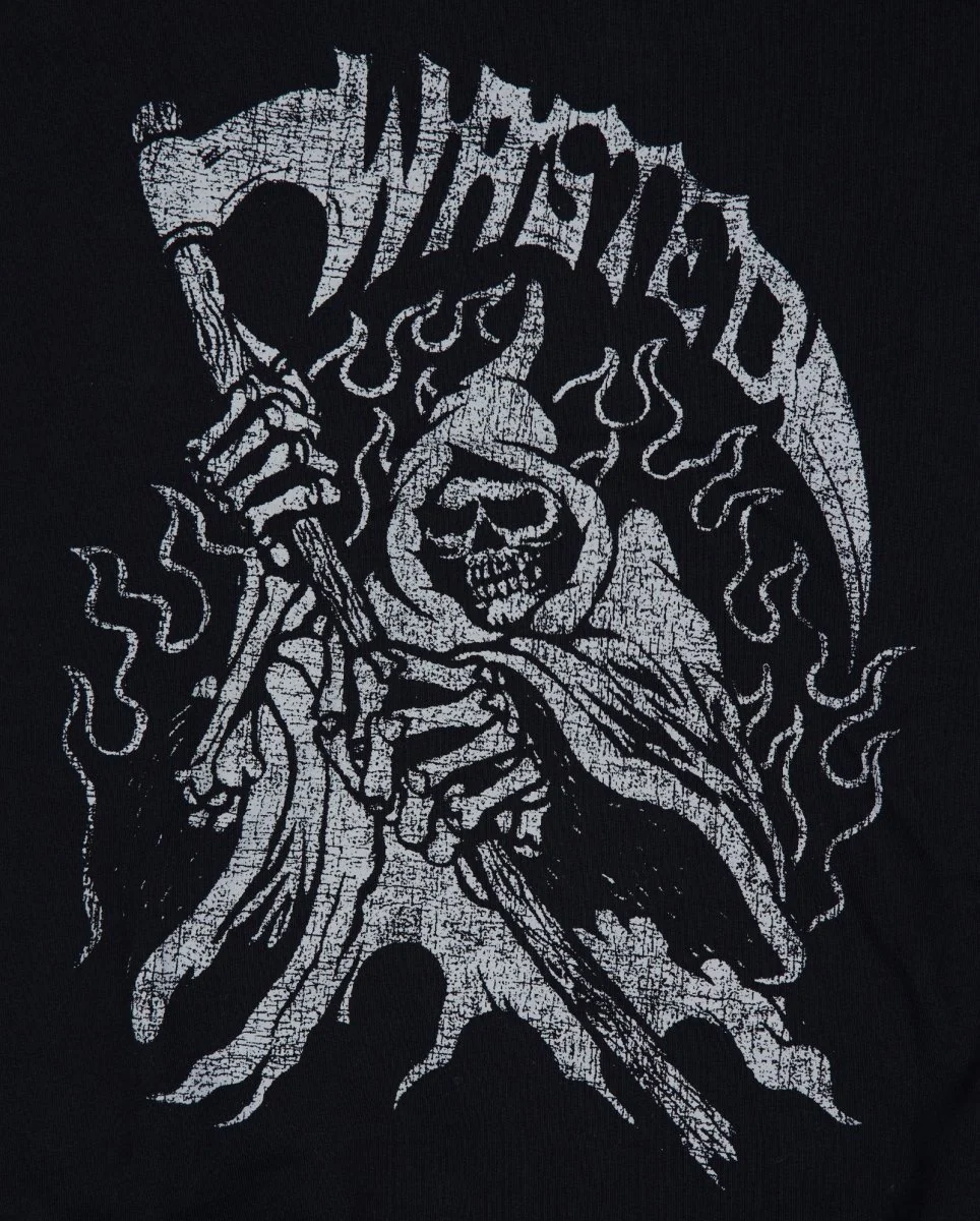 Sudadera Wasted Paris Harvest Boxy Negro Unisex - Image 2