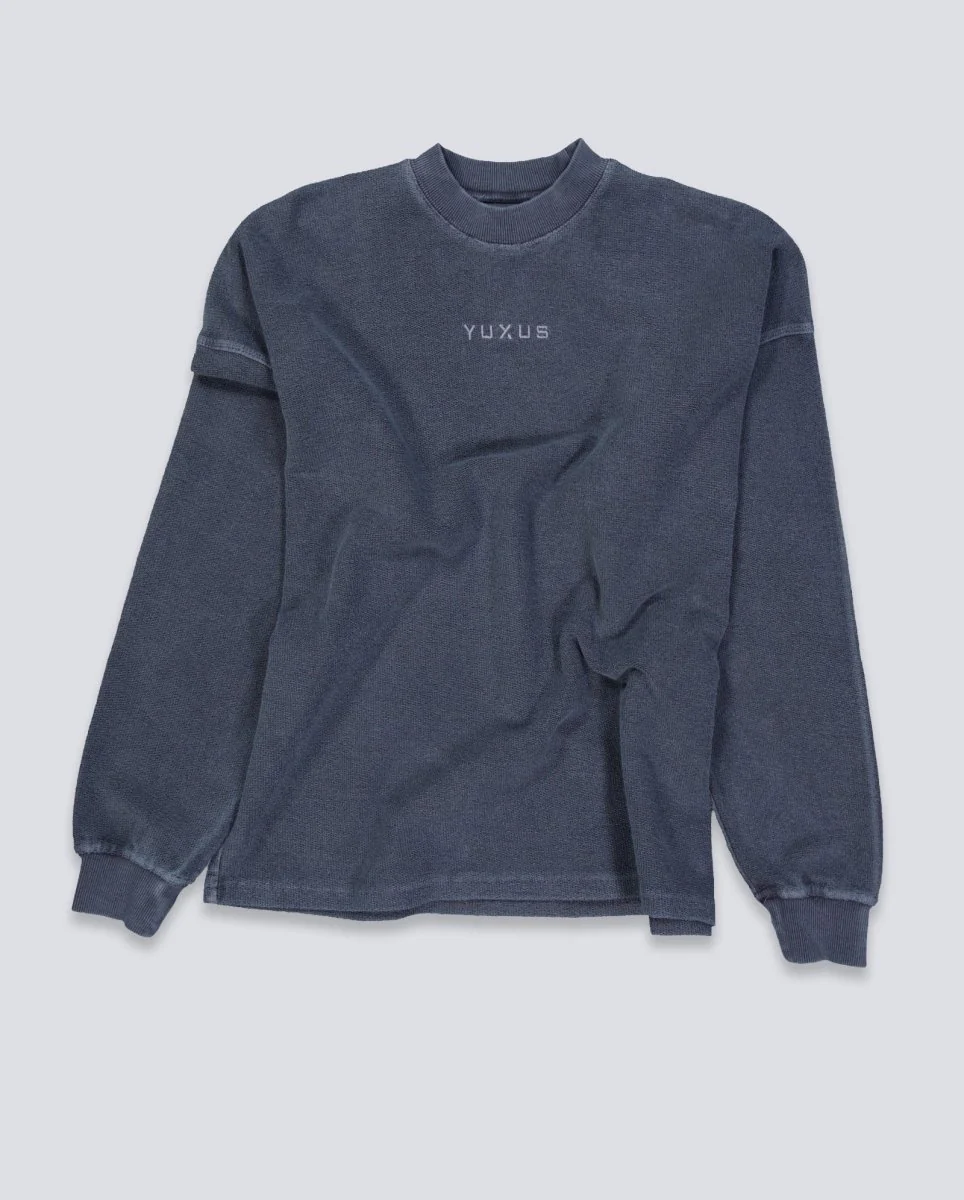 Sudadera Yuxus Cronos Reverse Azul Unisex - Image 3