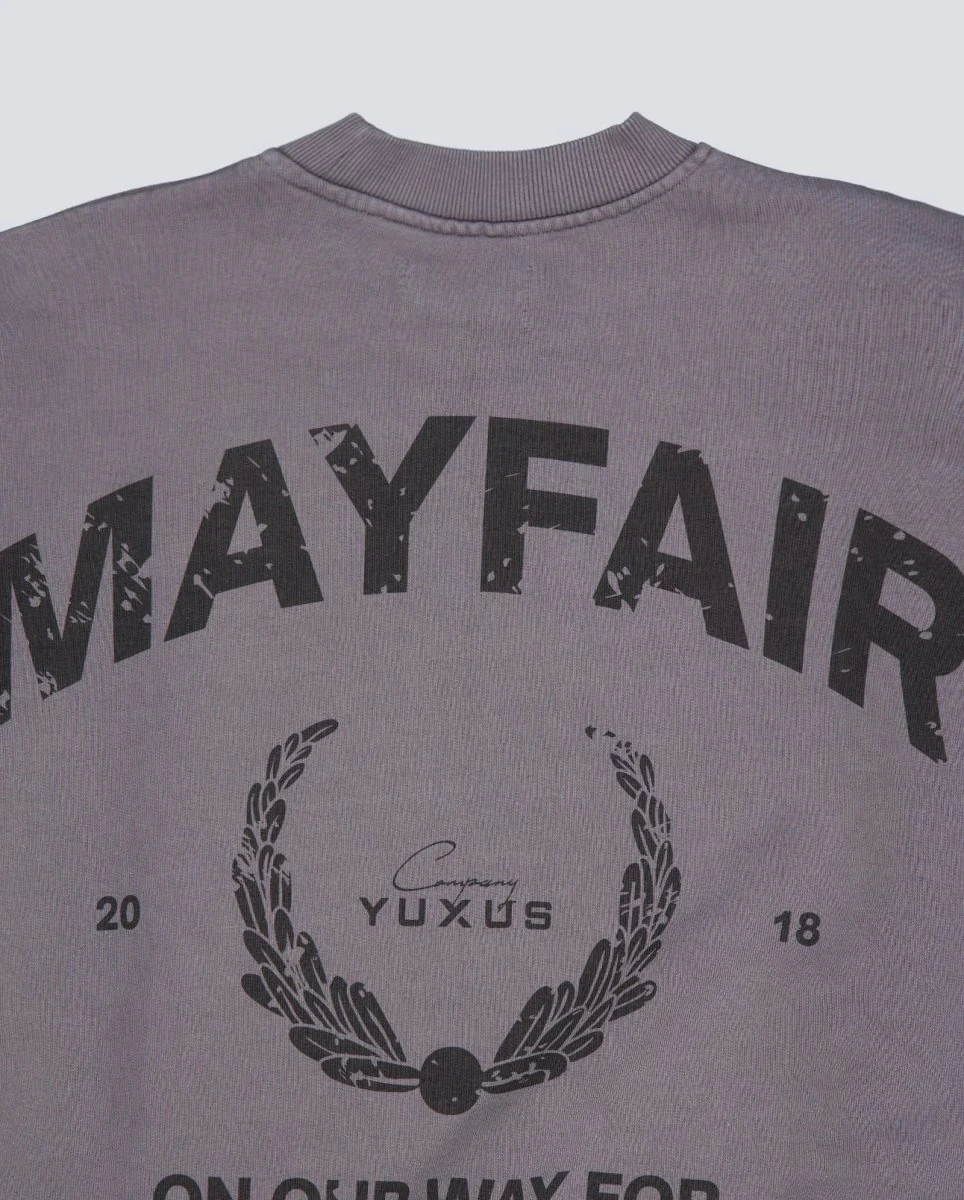 Sudadera Yuxus Mayfair Gris Unisex - Image 6