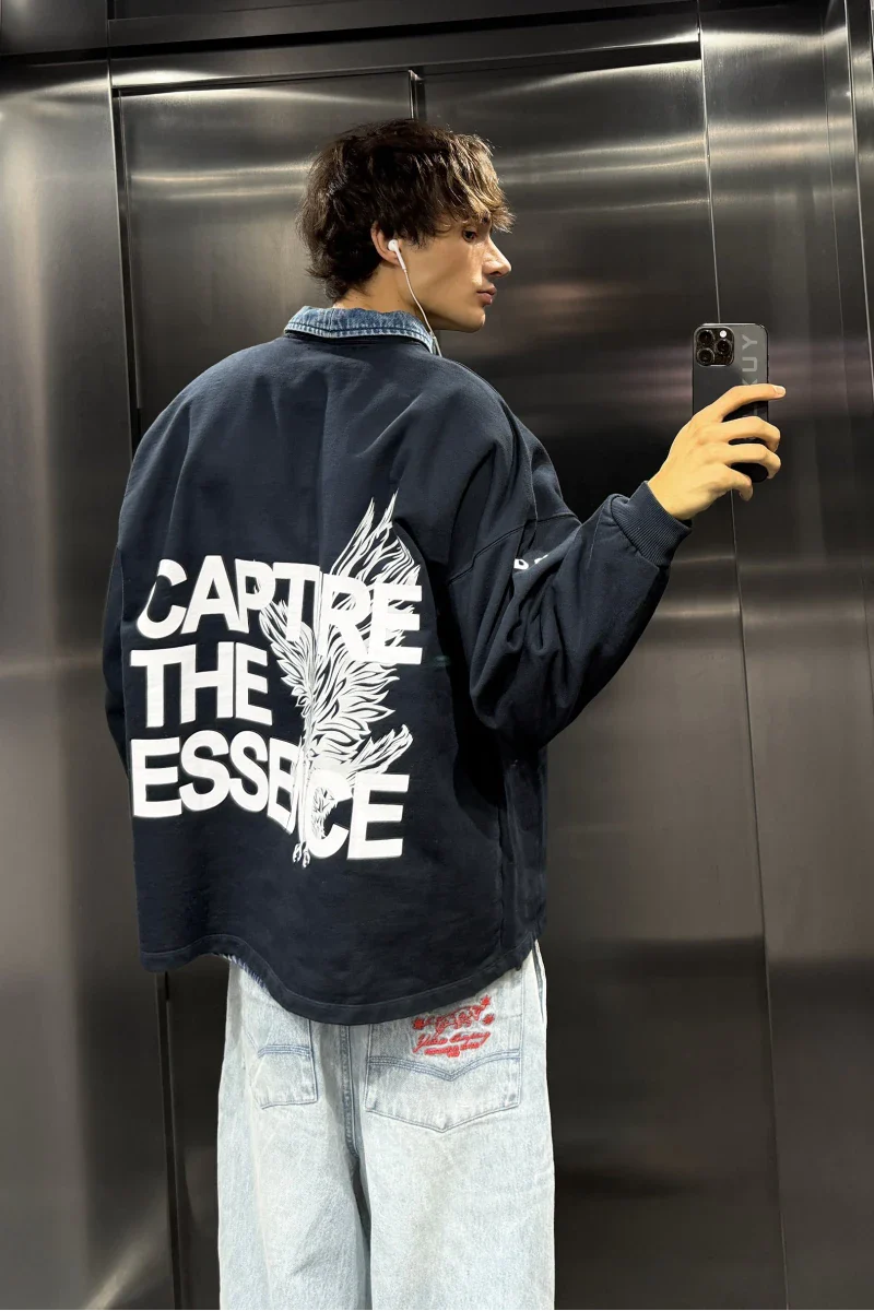 Sudadera Yuxus Royal Belgrave Crewneck Azul Unisex - Image 3