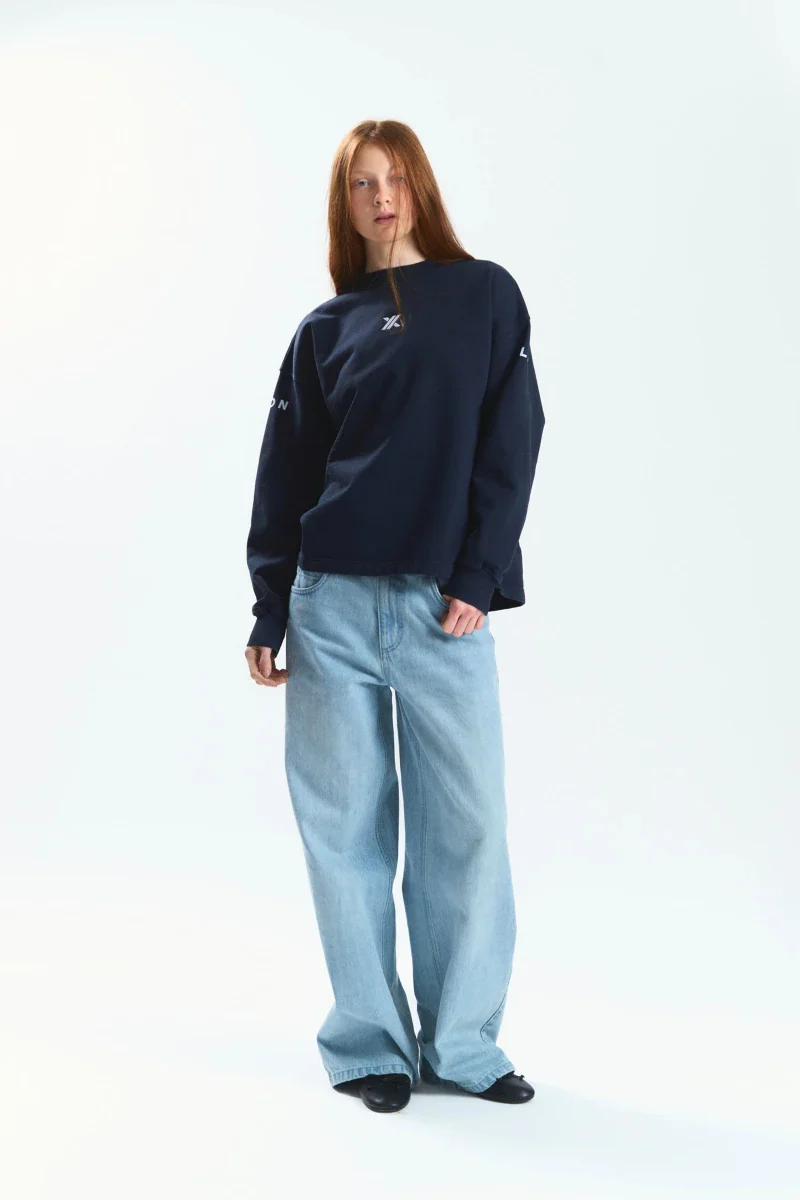 Sudadera Yuxus Royal Belgrave Crewneck Azul Unisex - Image 5