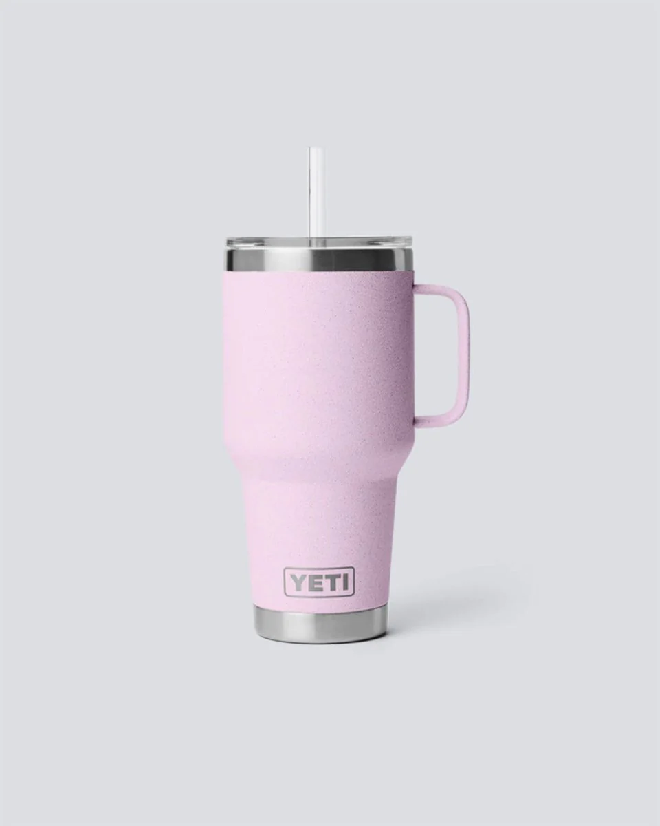 Taza Yeti Rambler Con Pajita Rosa 35 Oz