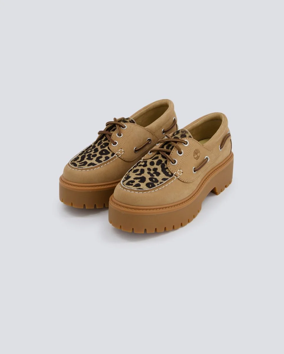 Timberland Boat Nubuck Leopardo Marrón Mujer - Image 5