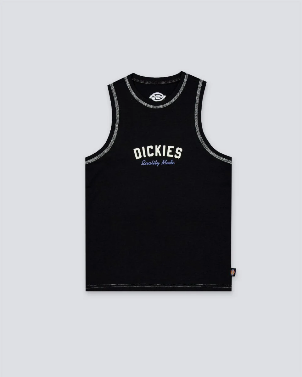 Top Dicikes Racer Negro Mujer