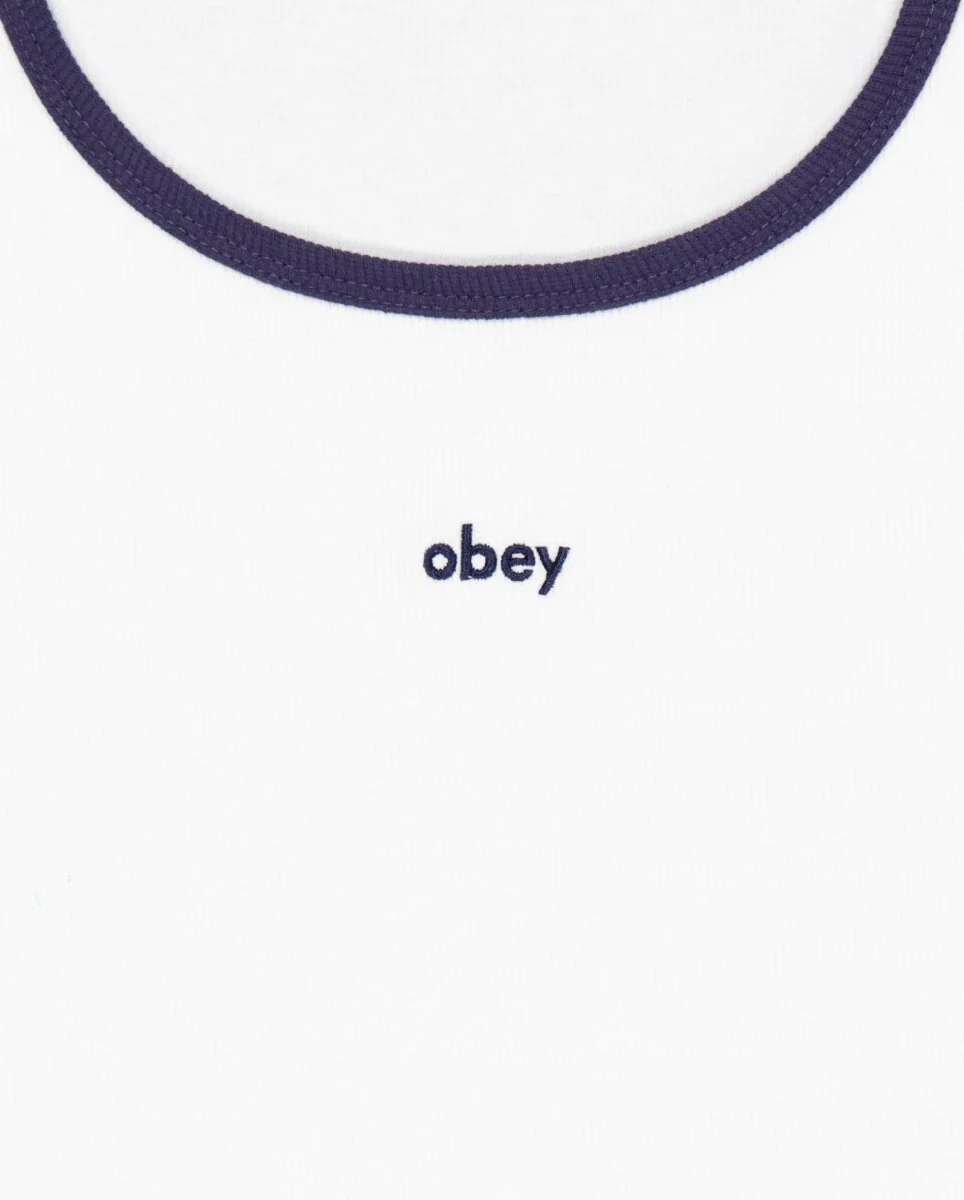 Top Tirantes Obey Loren Rib Blanco Mujer - Image 4