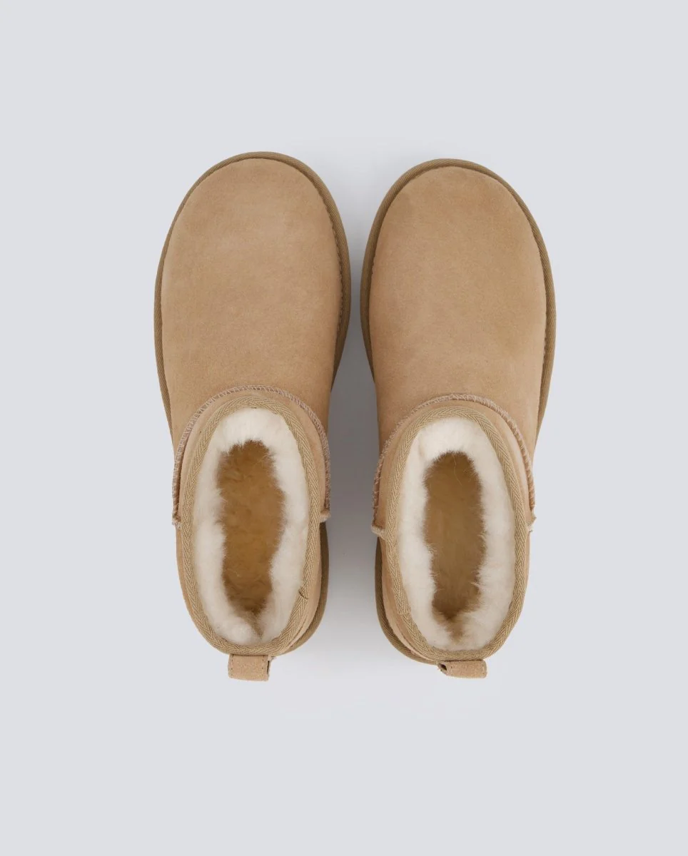 Ugg Classic Ultra Mini Beige Mujer - Image 3