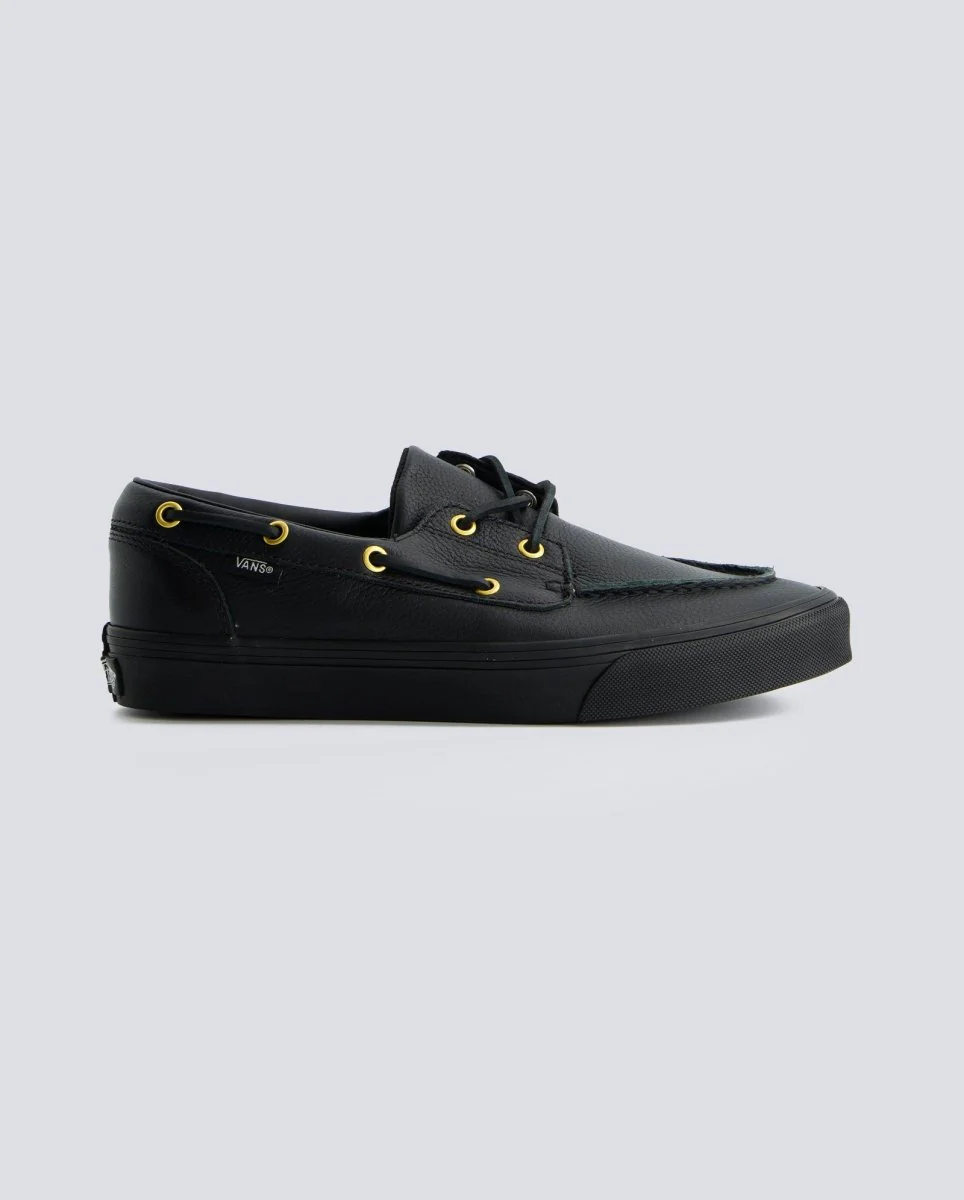 Vans 2 Eyelet Boat Negro Mujer