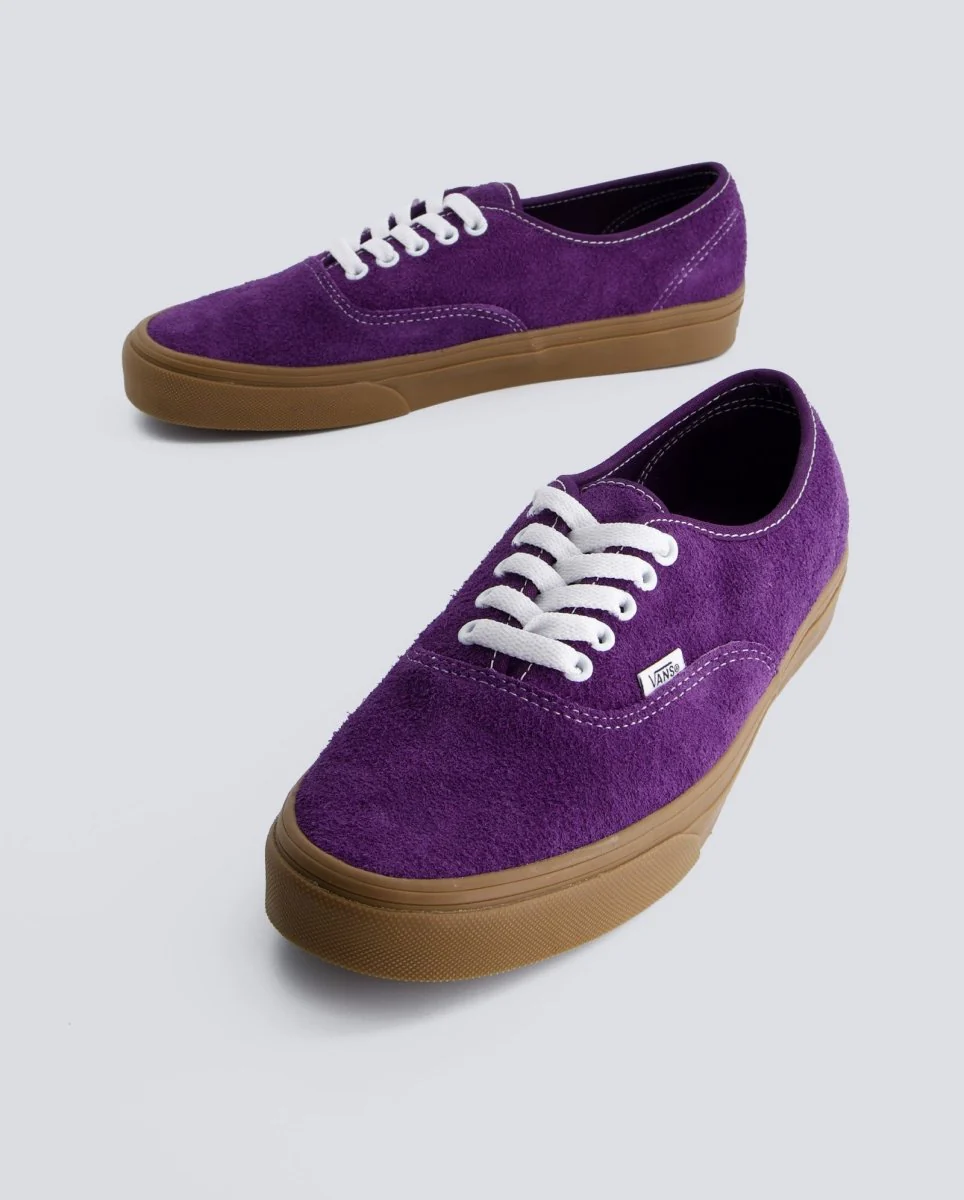 Vans Authentic Hairy Suede Morado Hombre - Image 5