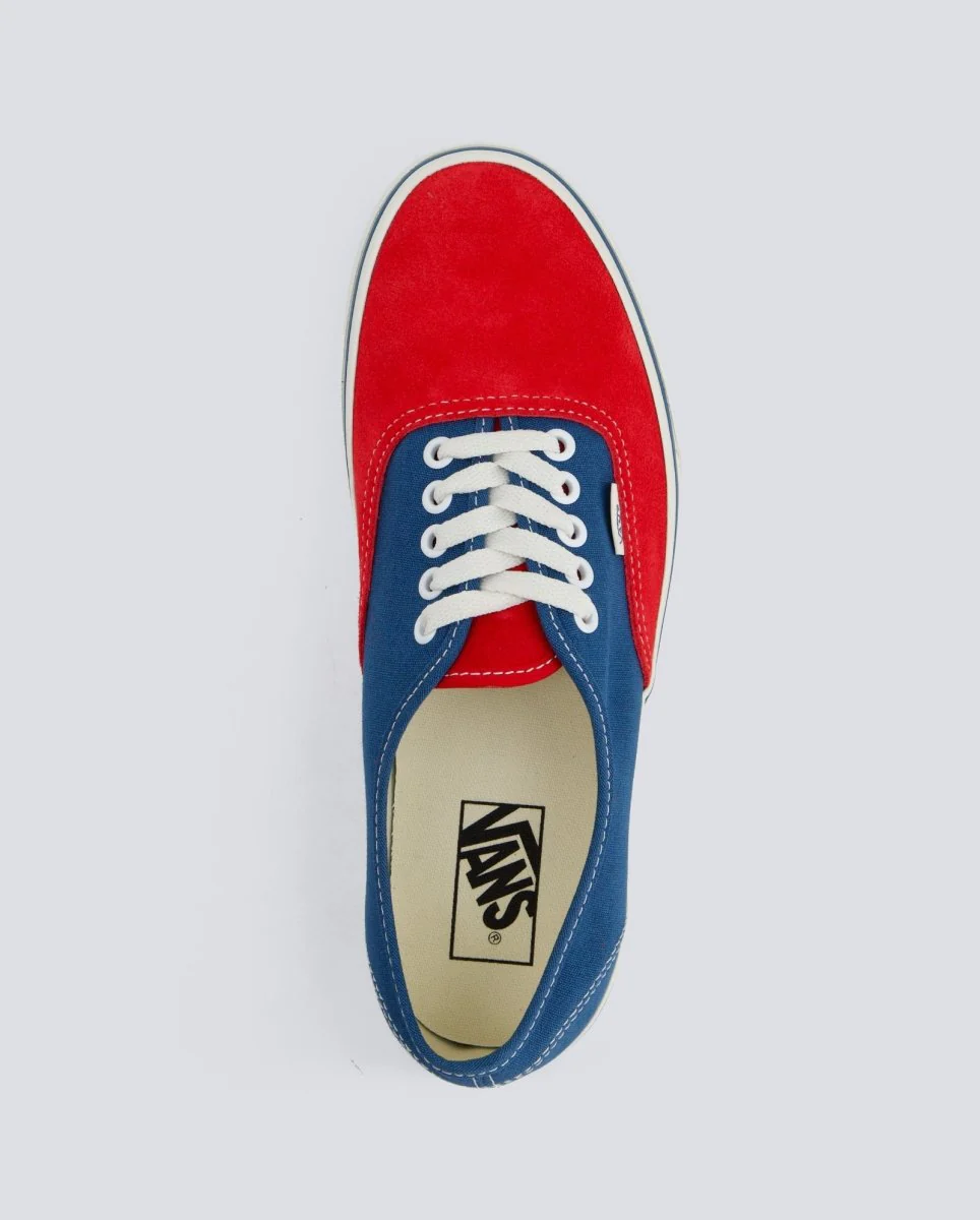 Vans Authentic Primary Check Rojo Hombre - Image 3