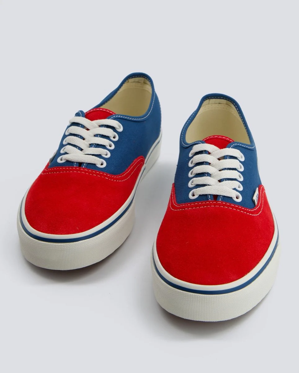 Vans Authentic Primary Check Rojo Hombre - Image 6