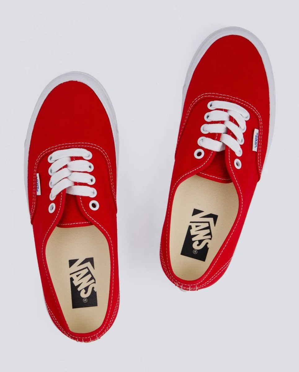 Vans LX Authentic 44 Racing Rojo Mujer - Image 3