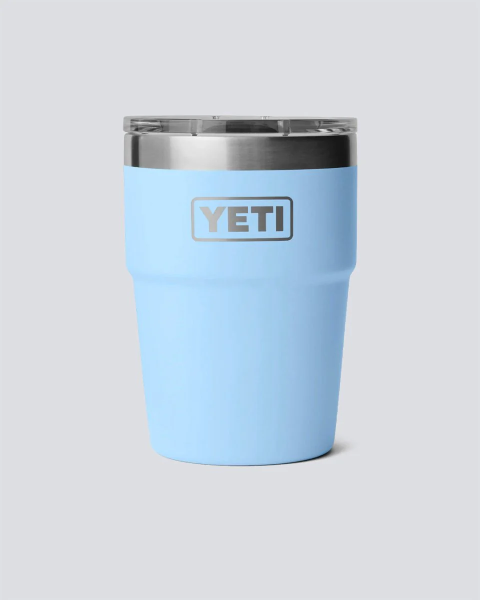 Vaso Yeti Rambler Stackable Azul Claro 16 Oz